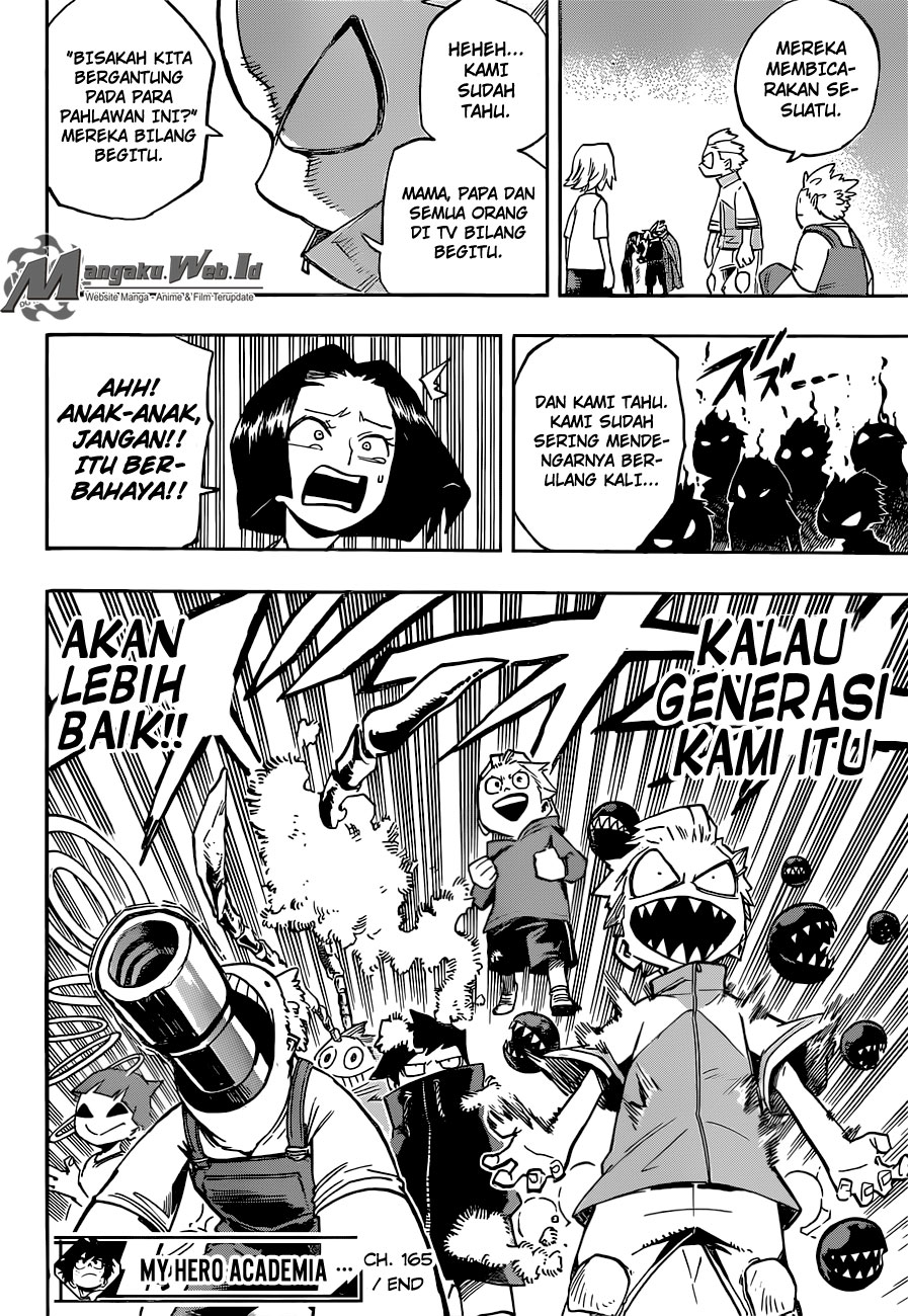 Boku no Hero Academia Chapter 165