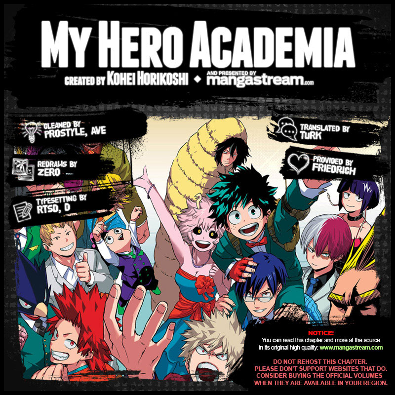 Boku no Hero Academia Chapter 190