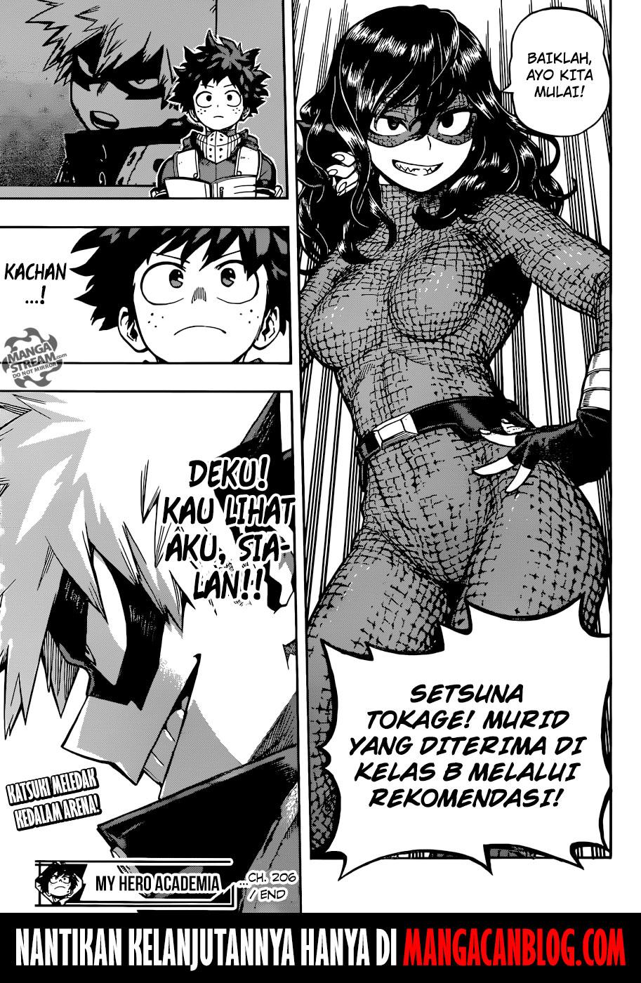 Boku no Hero Academia Chapter 206