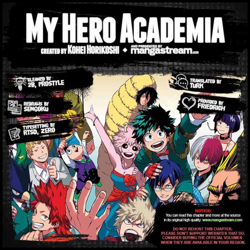 Boku no Hero Academia Chapter 210