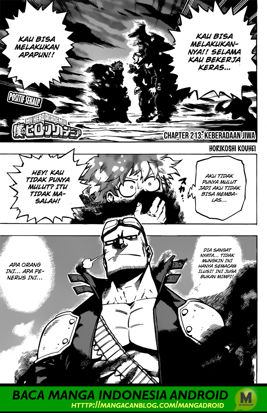 Boku no Hero Academia Chapter 213