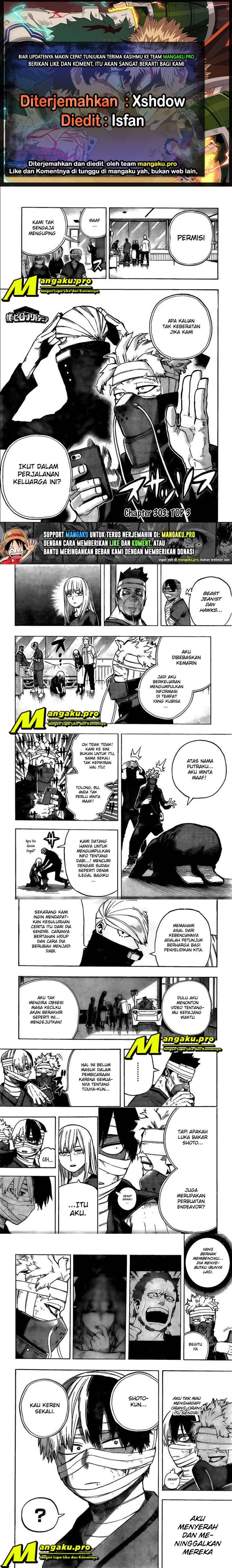 Boku no Hero Academia Chapter 303