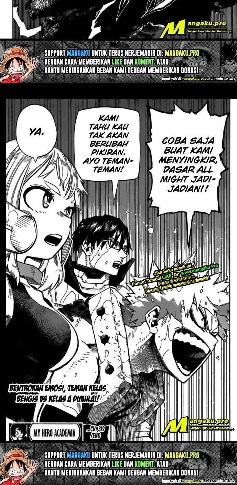 Boku no Hero Academia Chapter 319