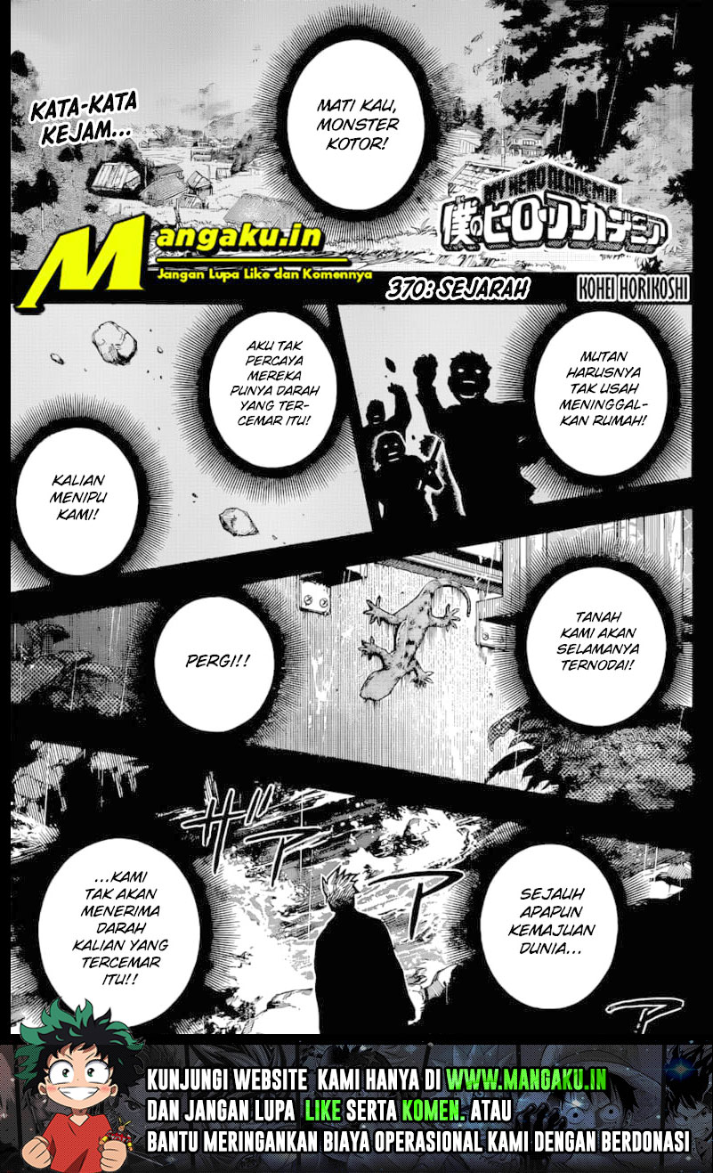 Boku no Hero Academia Chapter 370