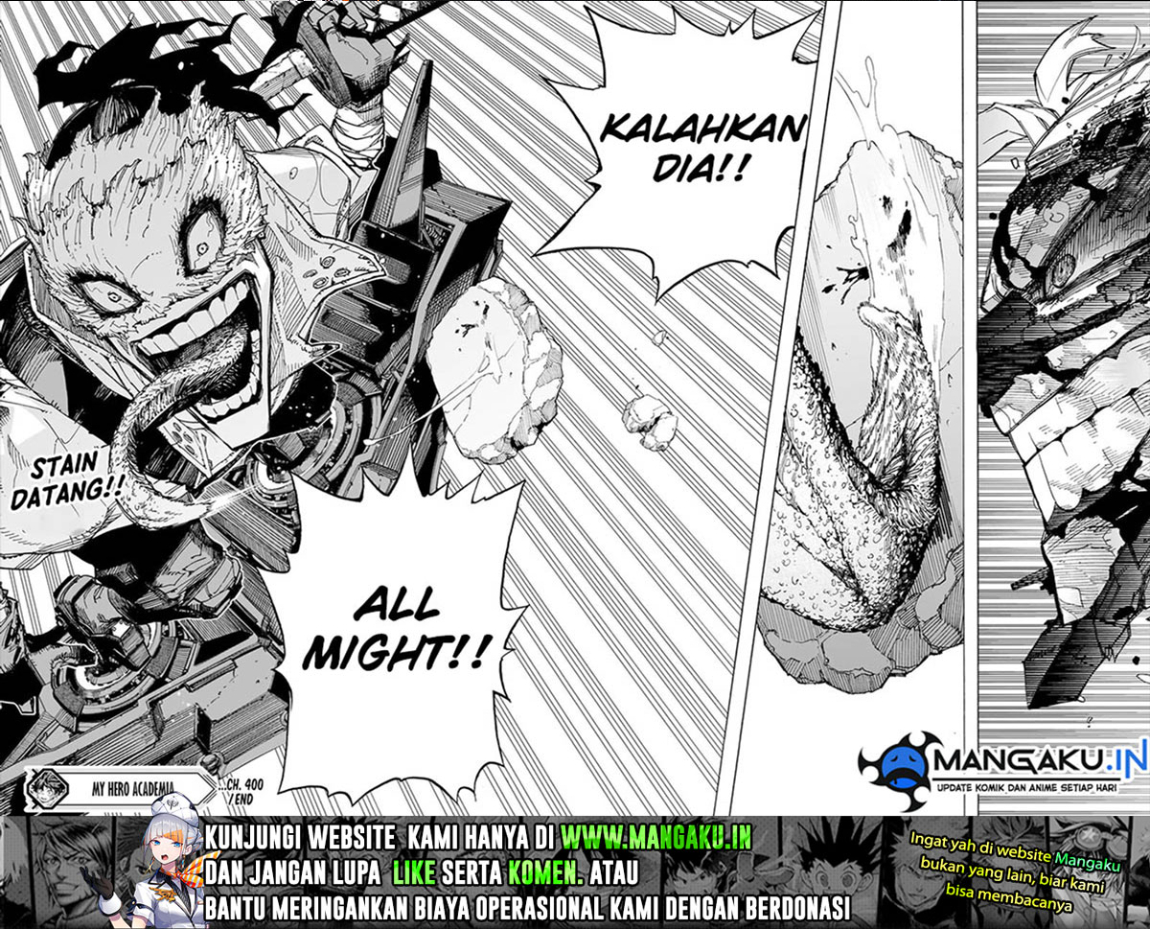 Boku no Hero Academia Chapter 400