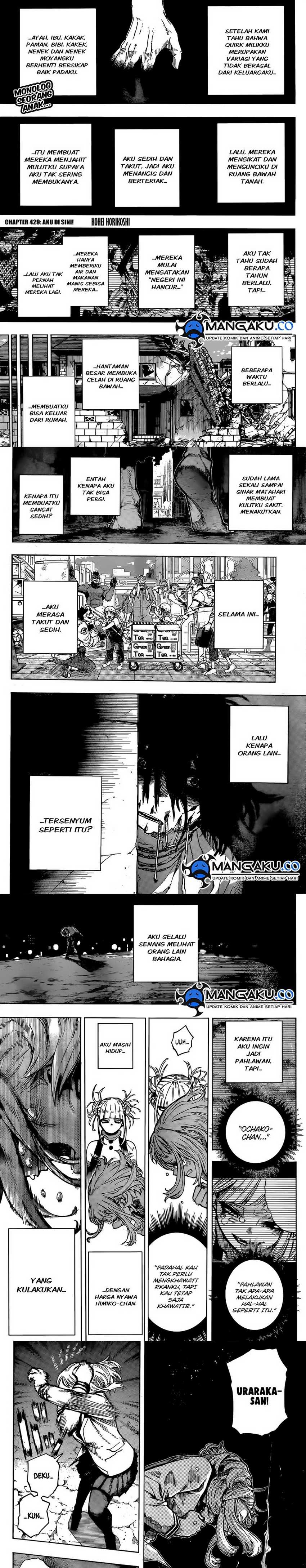 Boku no Hero Academia Chapter 429