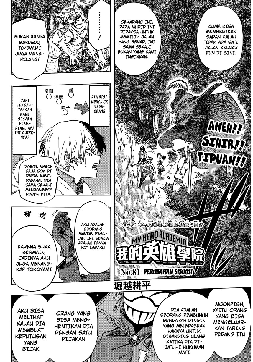 Boku no Hero Academia Chapter 81