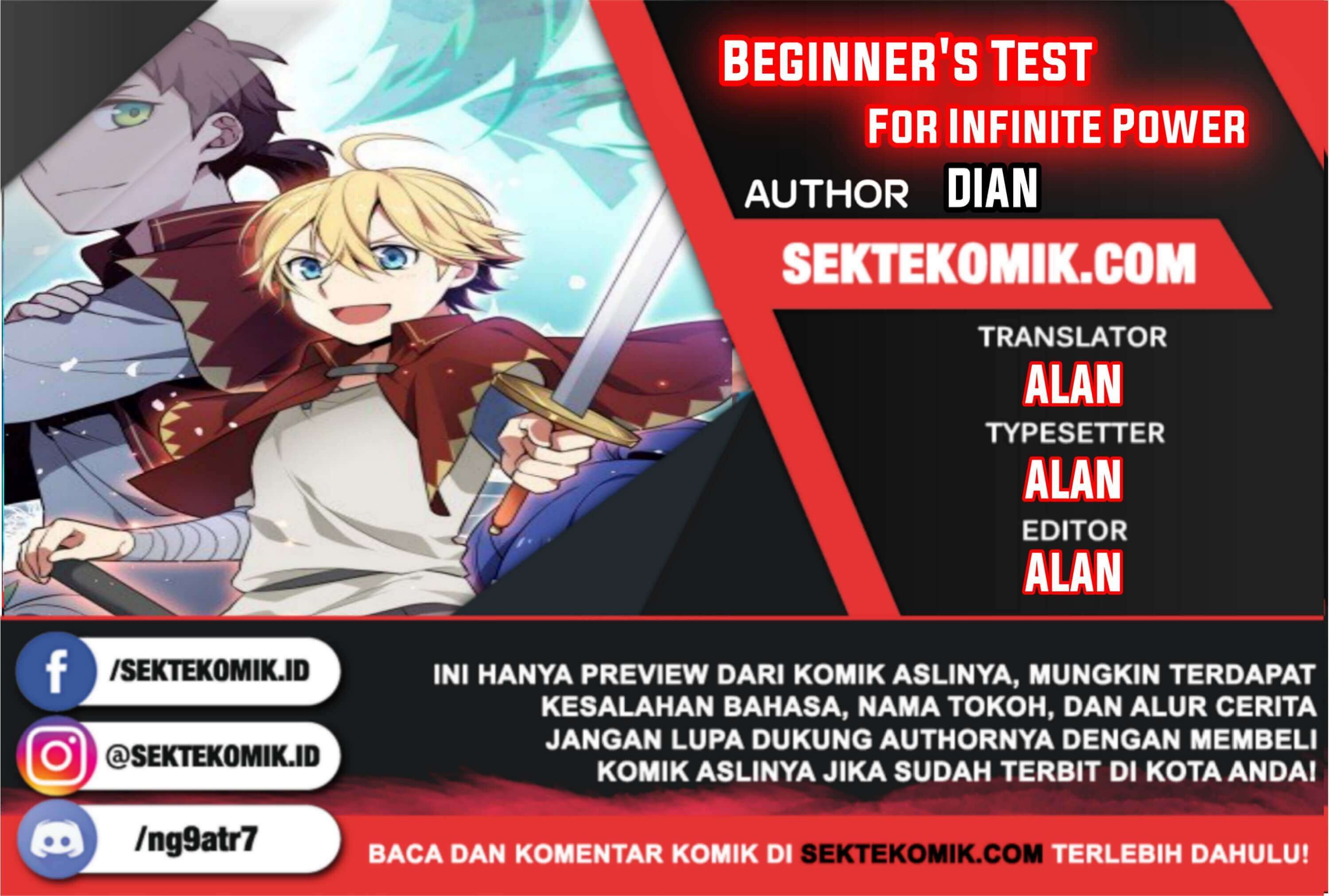 Beginner’s Test For Infinite Power Chapter 13