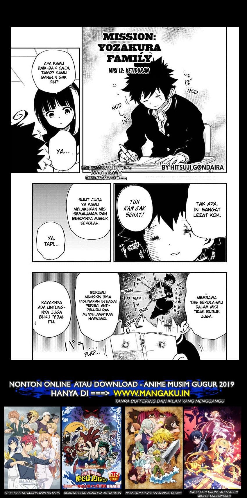 Mission: Yozakura Family Chapter 12