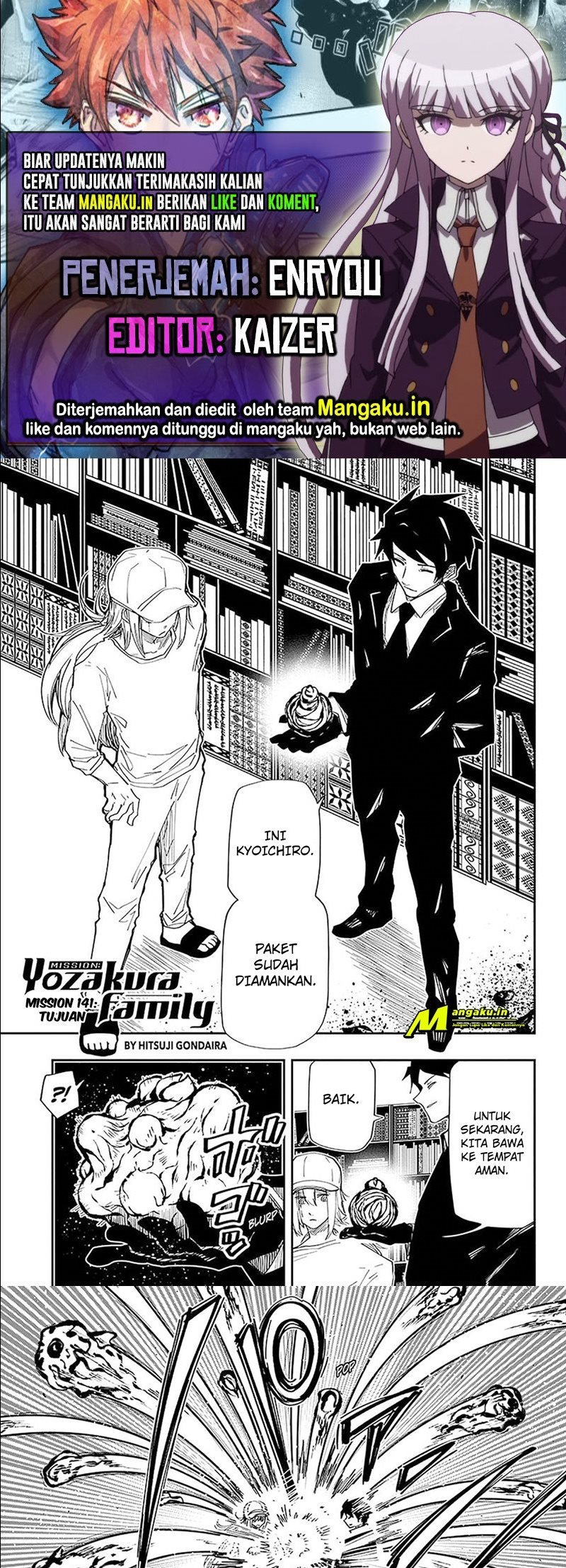 Mission: Yozakura Family Chapter 141