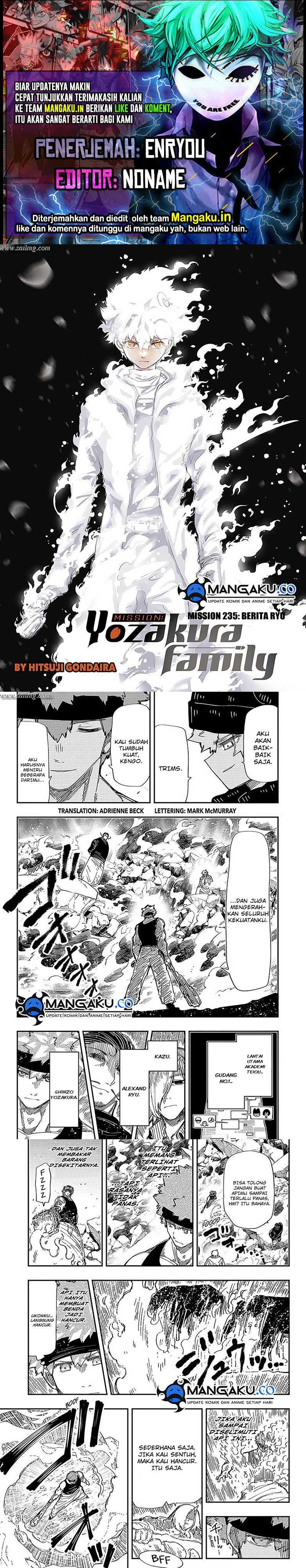 Mission: Yozakura Family Chapter 235