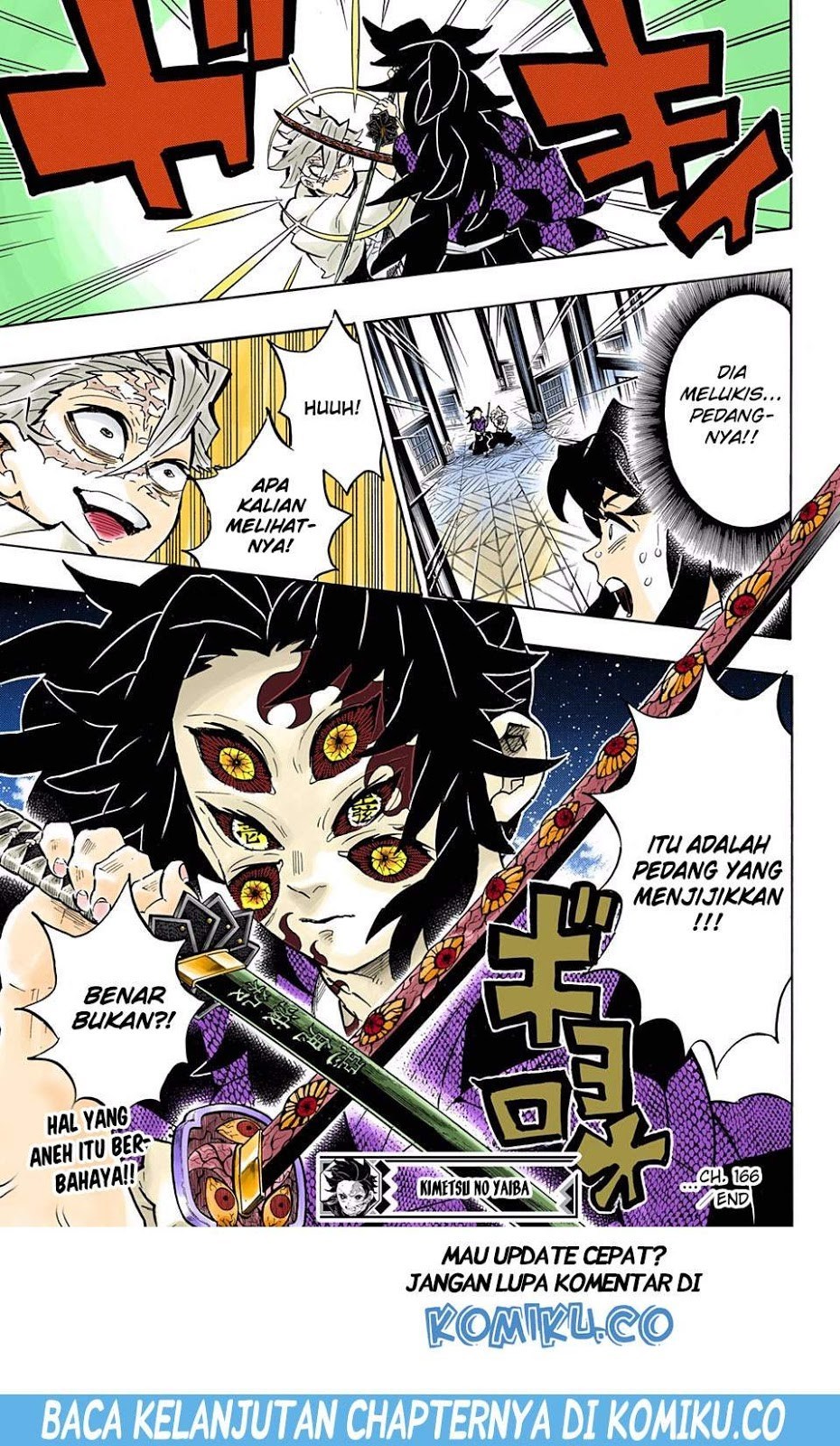 Kimetsu no Yaiba Chapter 166