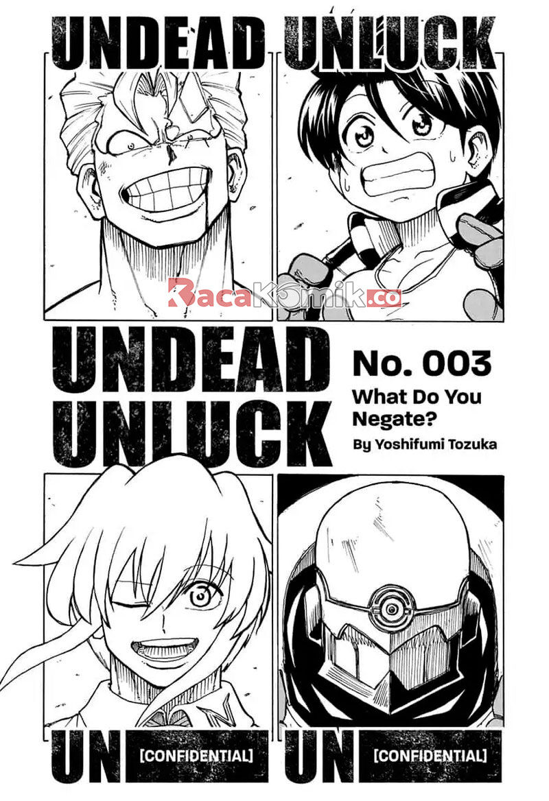 Undead Unluck Chapter 3