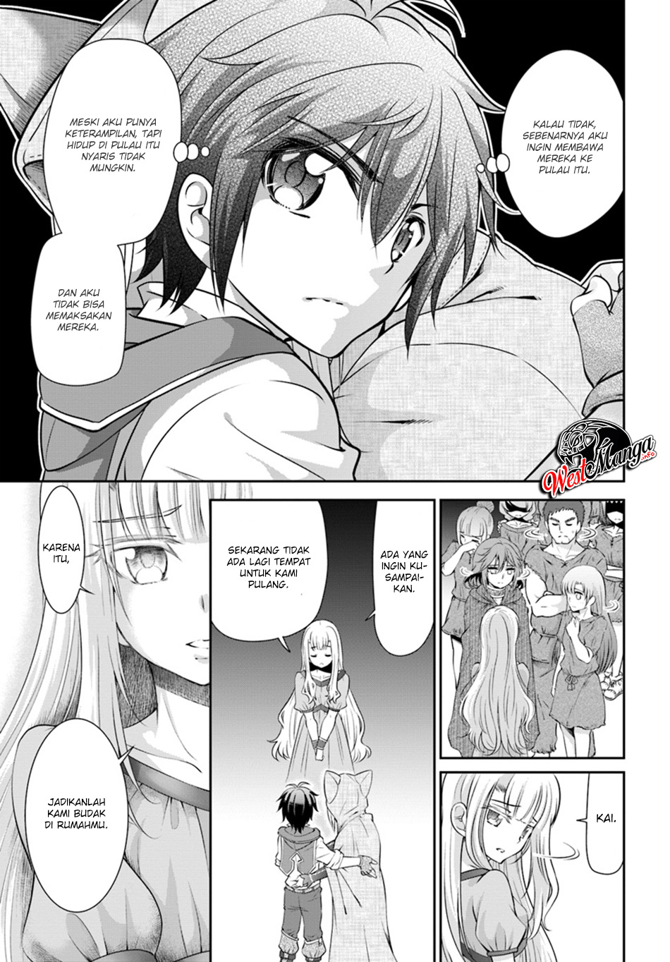 Tenohira Kaitakumura de Isekai Kenkouki ~Fueteku Yome-tachi to Nonbiri Mujintou Raifu~ Chapter 16