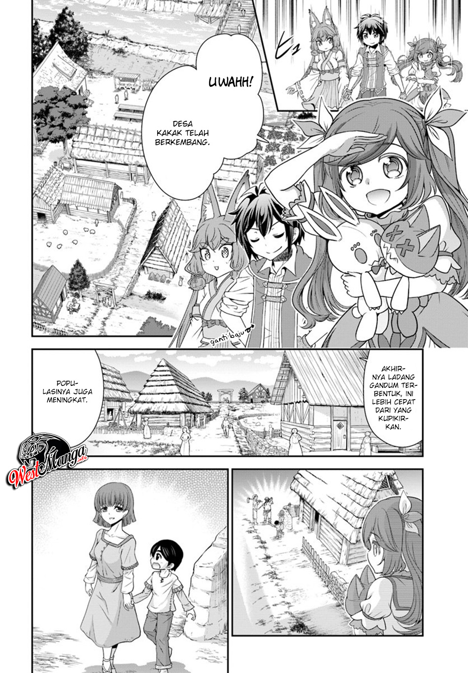 Tenohira Kaitakumura de Isekai Kenkouki ~Fueteku Yome-tachi to Nonbiri Mujintou Raifu~ Chapter 18