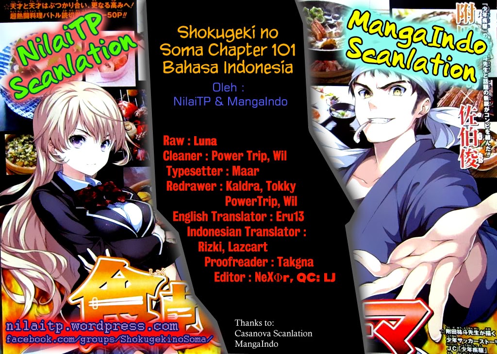 Shokugeki no Soma Chapter 101