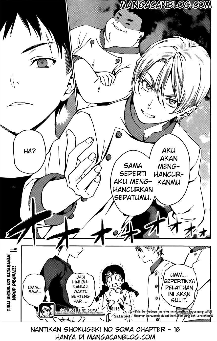 Shokugeki no Soma Chapter 15