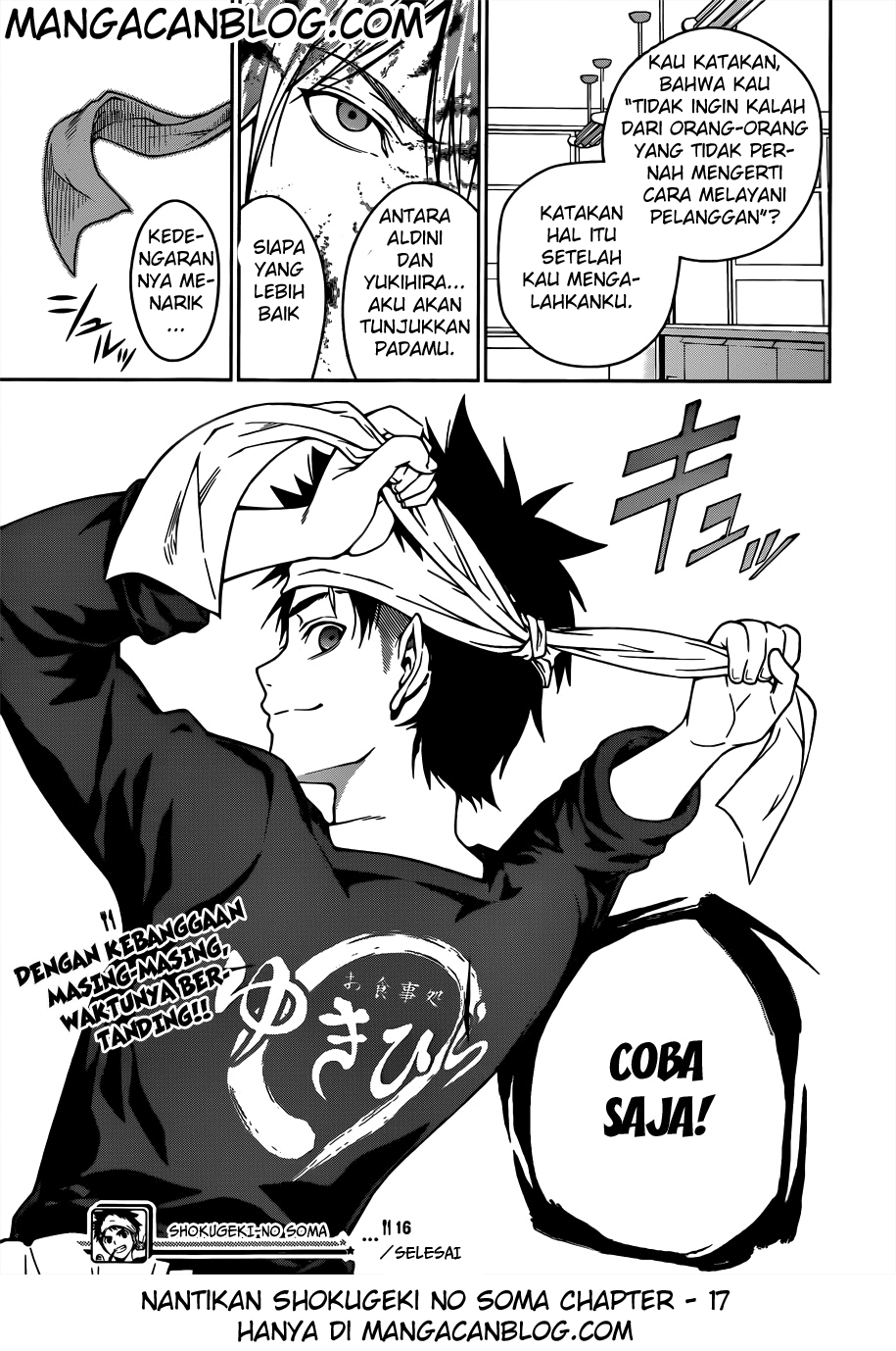 Shokugeki no Soma Chapter 16