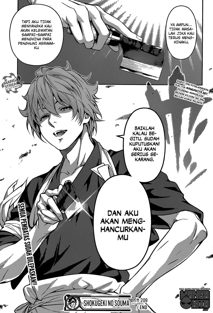 Shokugeki no Soma Chapter 209