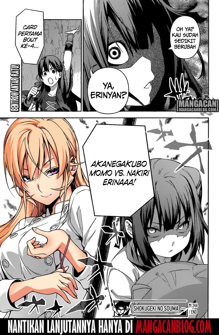 Shokugeki no Soma Chapter 244