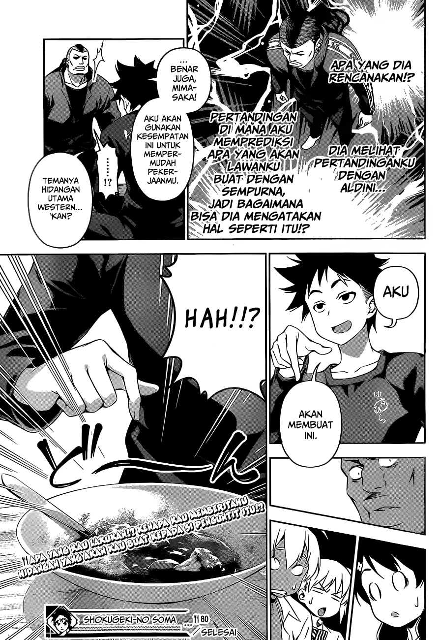 Shokugeki no Soma Chapter 80