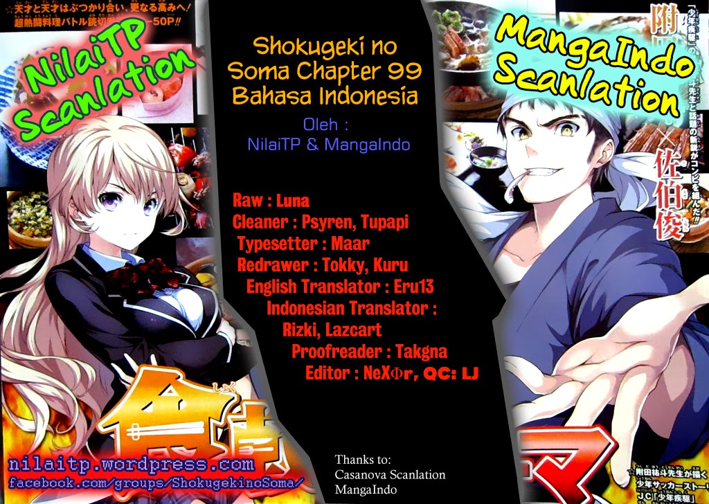 Shokugeki no Soma Chapter 99