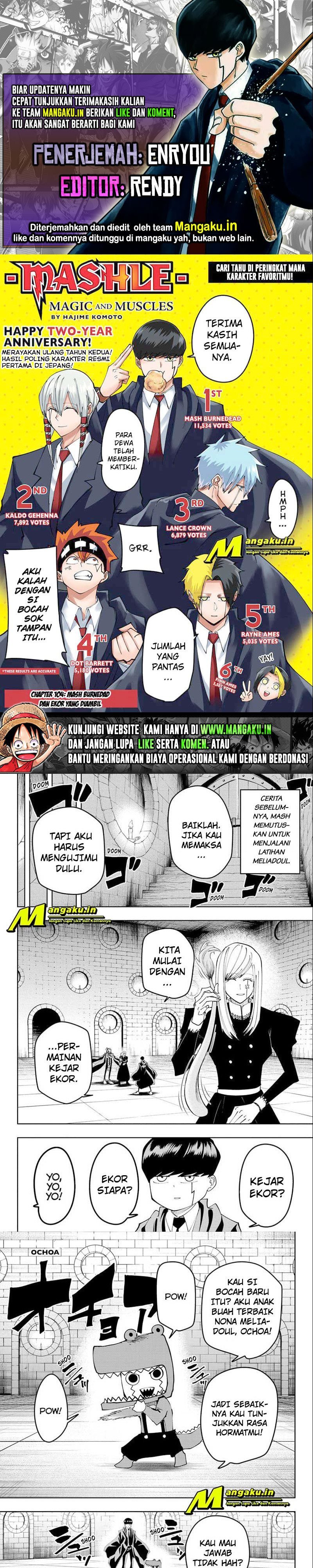 Mashle: Magic and Muscles Chapter 104