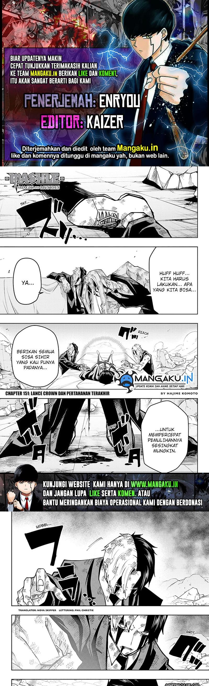 Mashle: Magic and Muscles Chapter 151