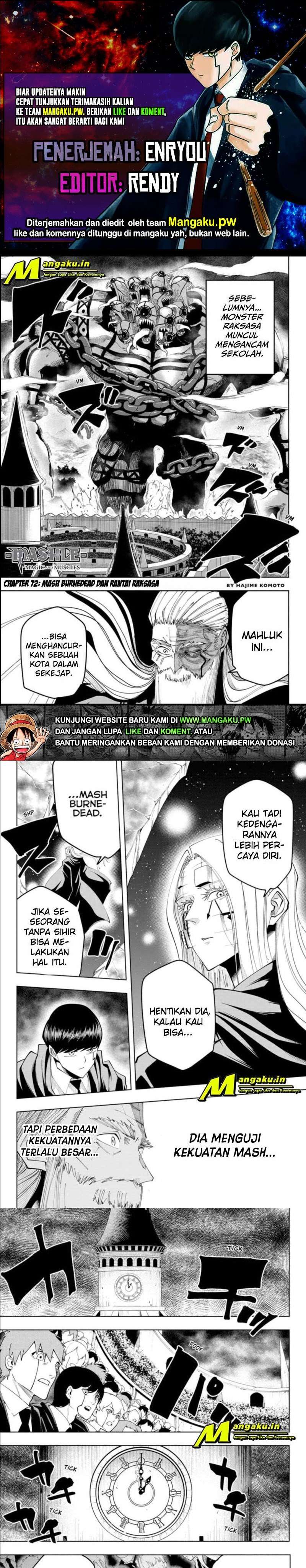 Mashle: Magic and Muscles Chapter 72