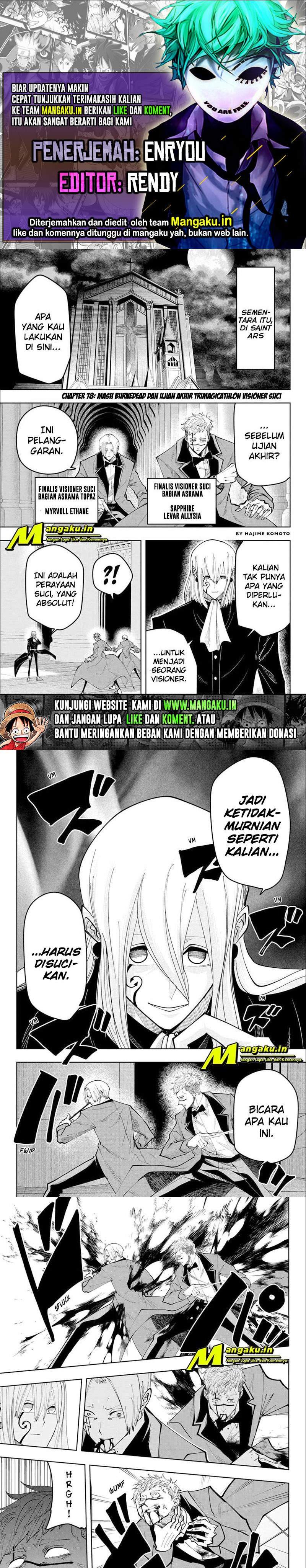 Mashle: Magic and Muscles Chapter 78
