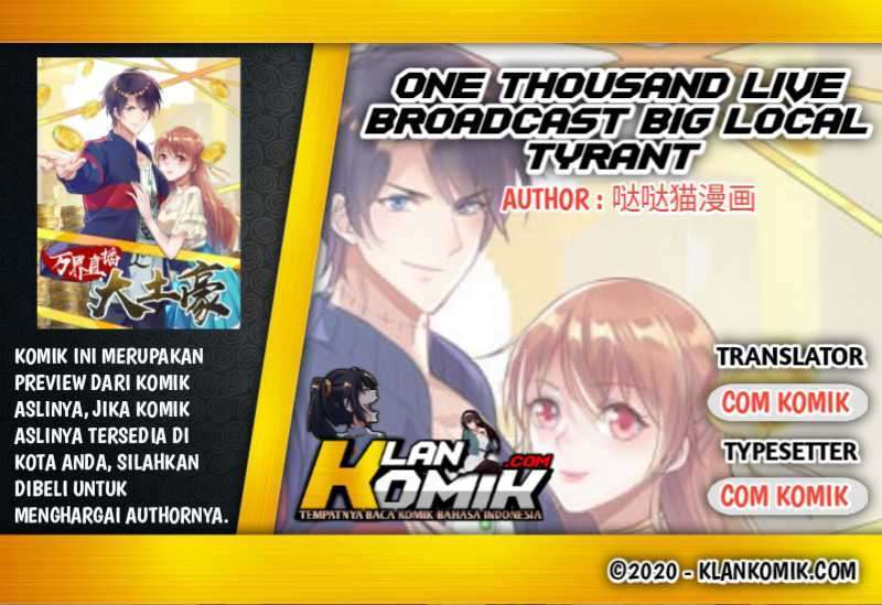 One Thousand Live Broadcast Big Local Tyrant Chapter 64