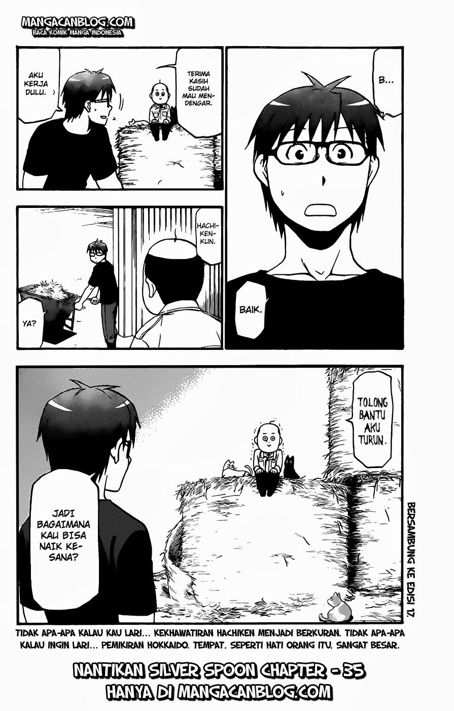 Silver Spoon Chapter 34