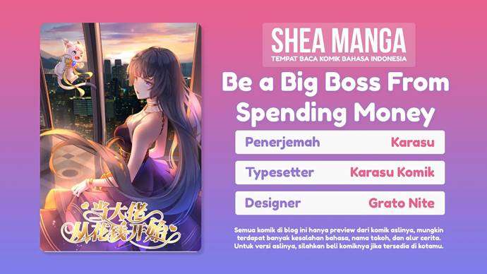 Be a Big Boss From Spending Money Chapter 1