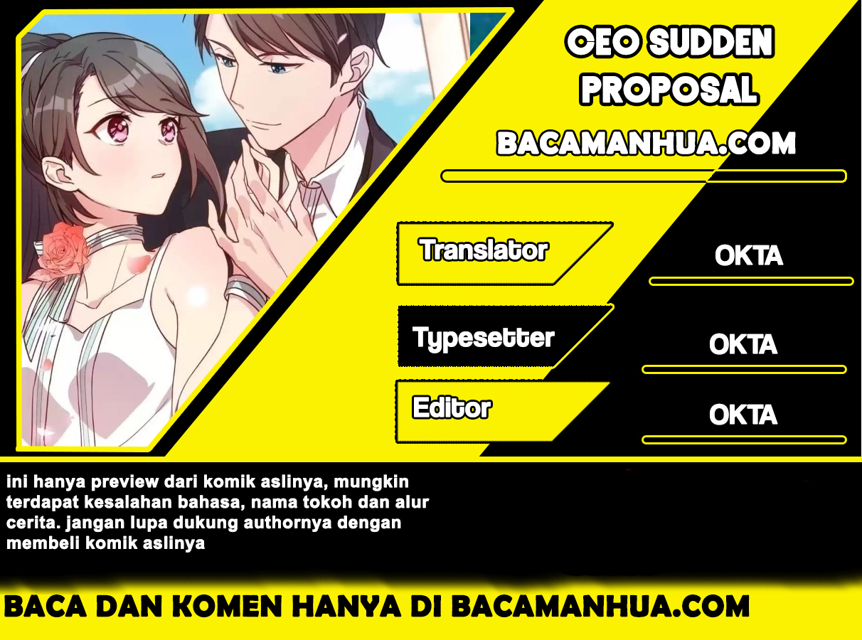 CEO’s Sudden Proposal Chapter 17