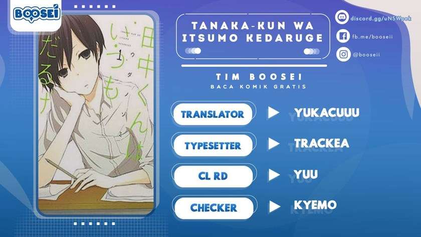Tanaka-kun wa Itsumo Kedaruge Chapter 110
