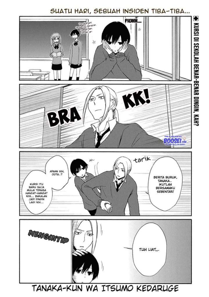 Tanaka-kun wa Itsumo Kedaruge Chapter 12