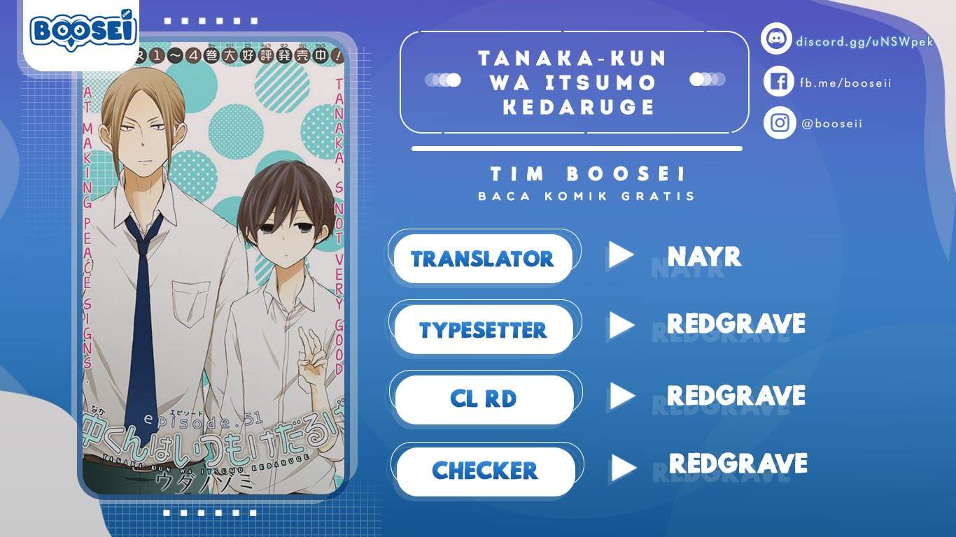 Tanaka-kun wa Itsumo Kedaruge Chapter 137