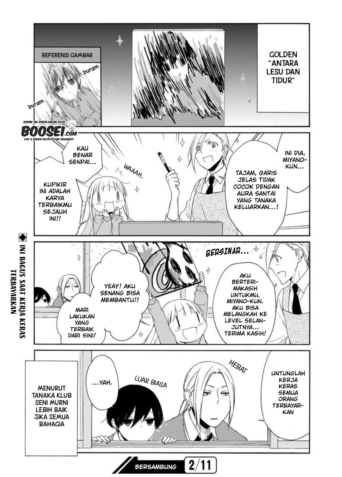 Tanaka-kun wa Itsumo Kedaruge Chapter 59