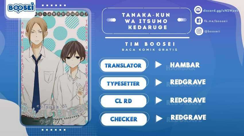 Tanaka-kun wa Itsumo Kedaruge Chapter 66