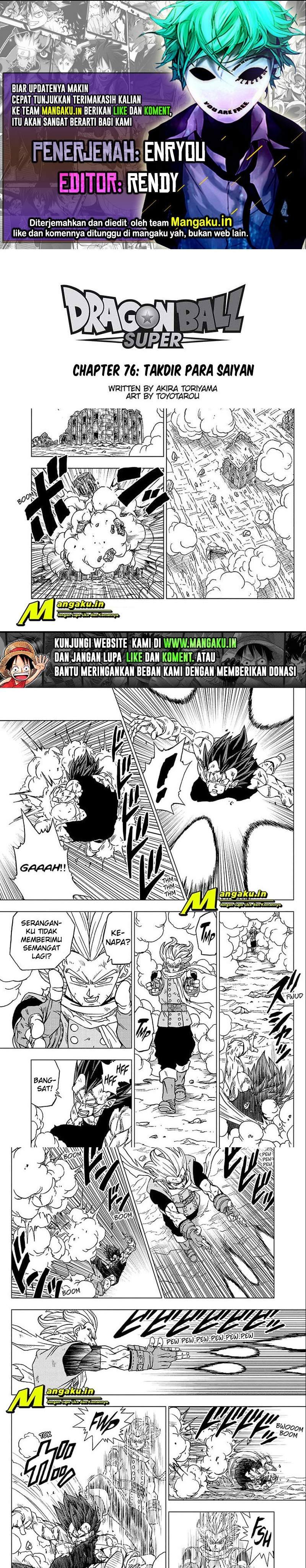 Dragon Ball Super Chapter 76.1