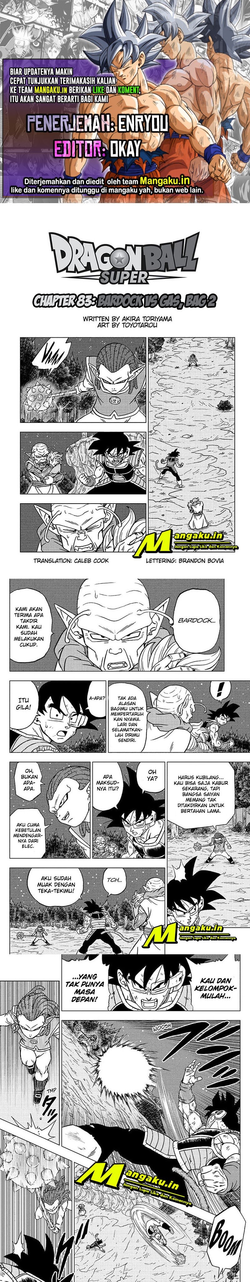 Dragon Ball Super Chapter 83.1