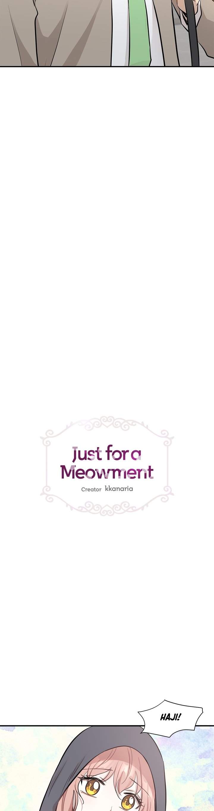 Just for a Meowment Chapter 50