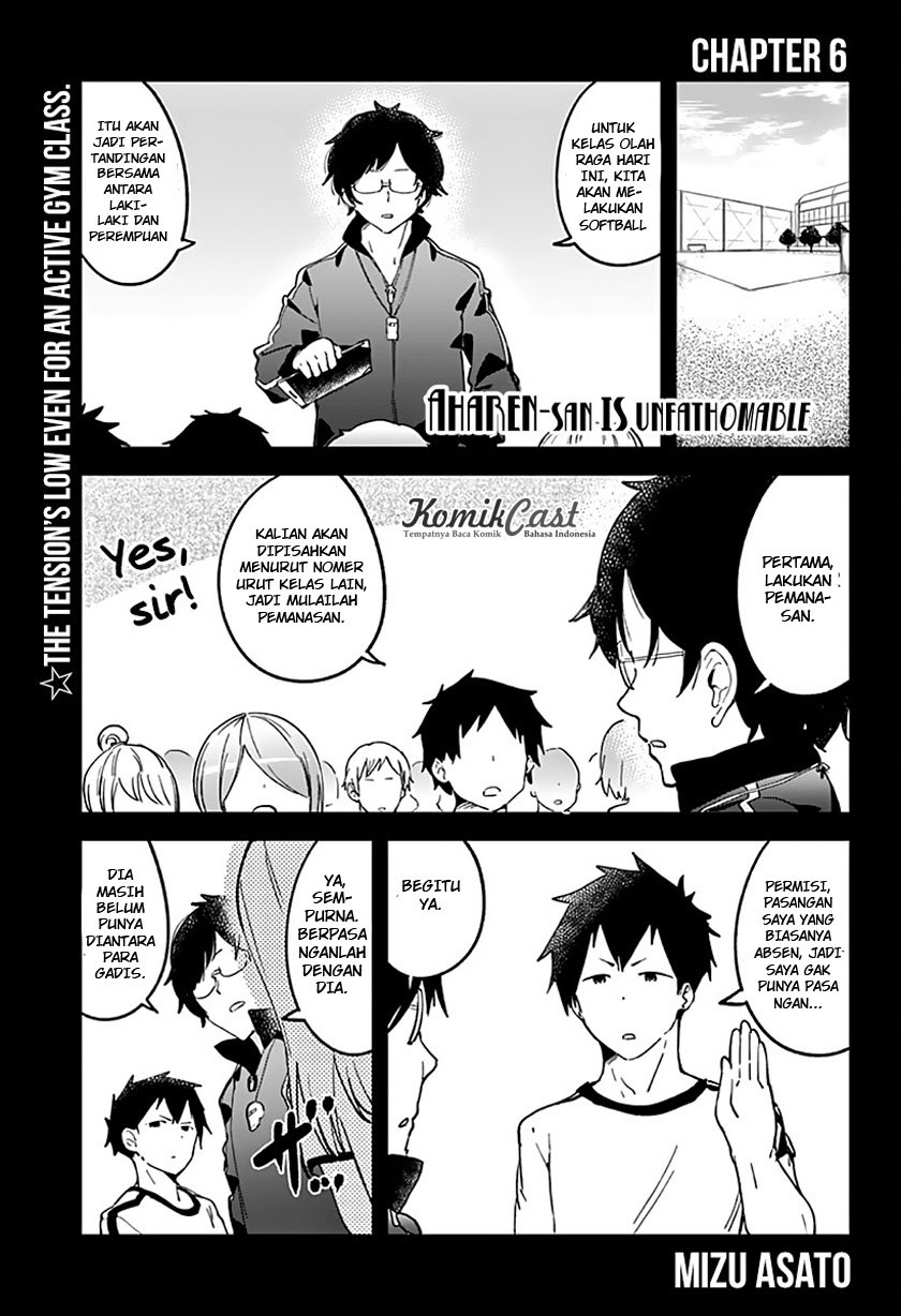 Aharen-san wa Hakarenai Chapter 06