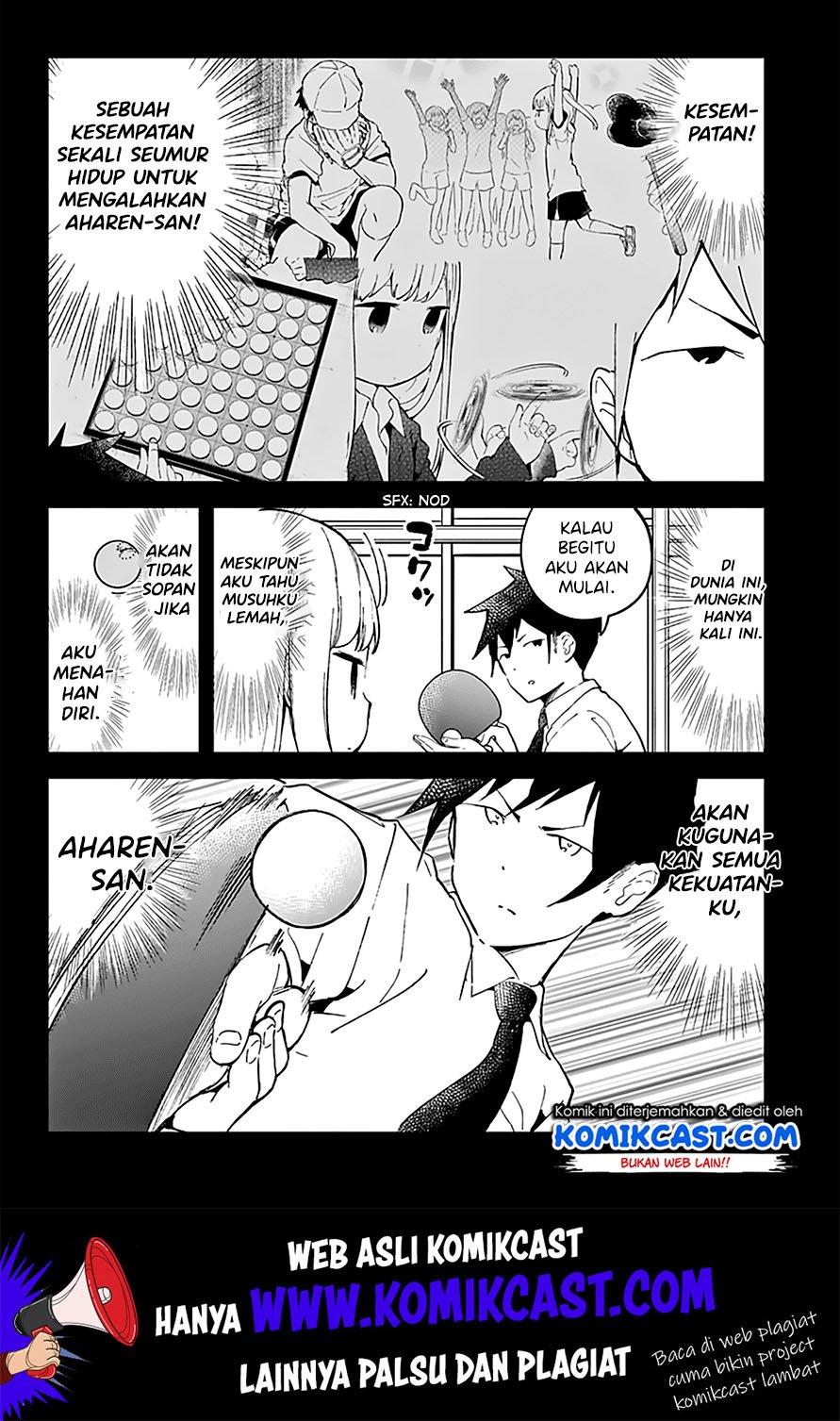 Aharen-san wa Hakarenai Chapter 21