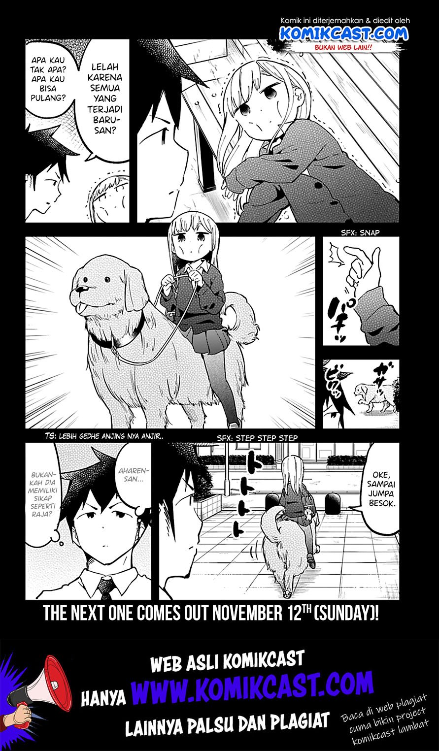 Aharen-san wa Hakarenai Chapter 22