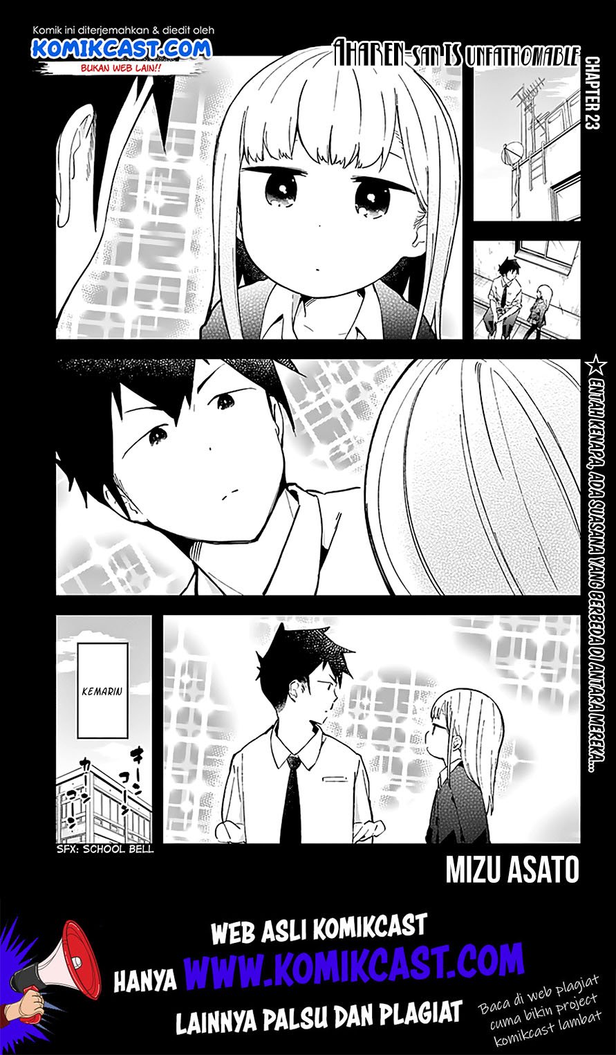 Aharen-san wa Hakarenai Chapter 23