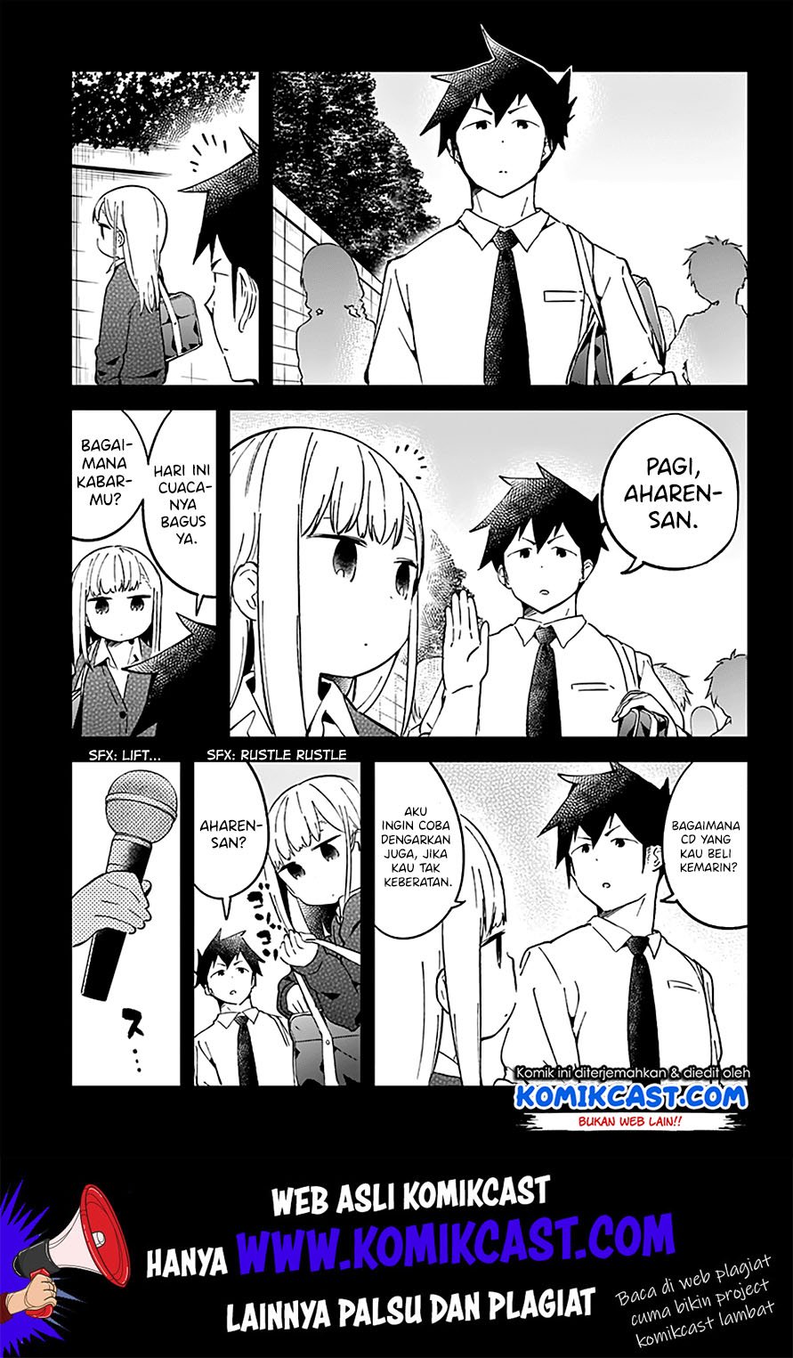 Aharen-san wa Hakarenai Chapter 24