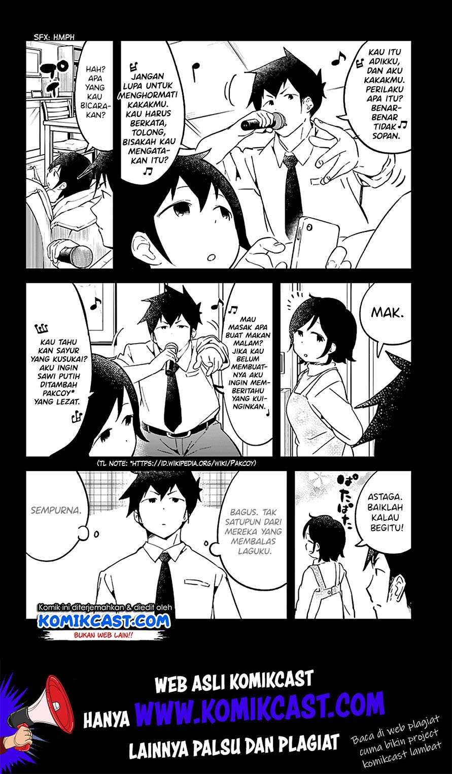 Aharen-san wa Hakarenai Chapter 24