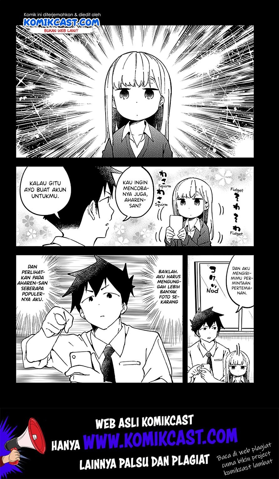 Aharen-san wa Hakarenai Chapter 27