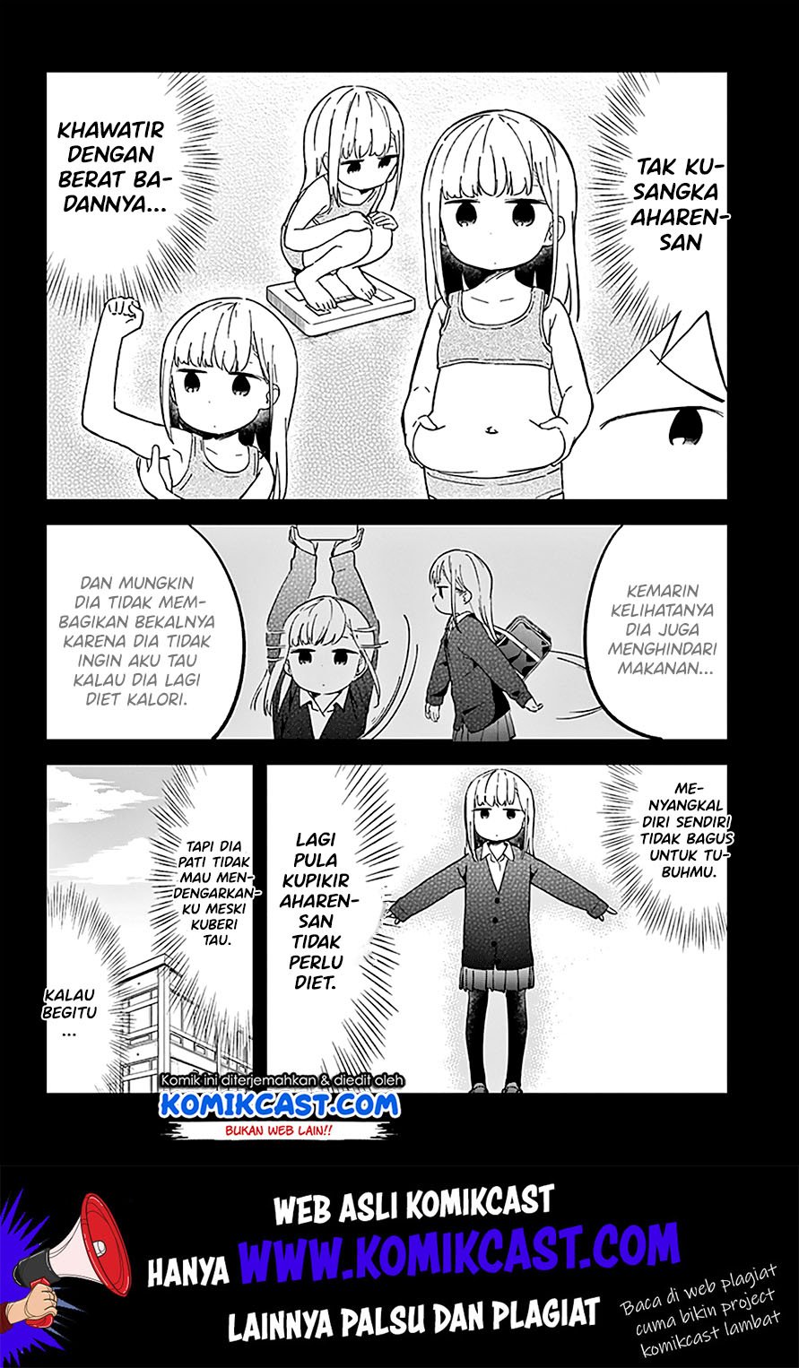 Aharen-san wa Hakarenai Chapter 34